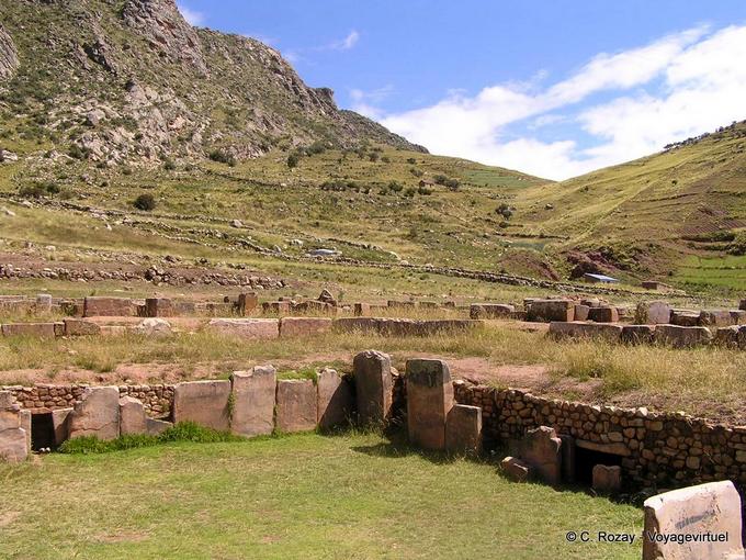 Former pre-Inca temple, Pukara -Peru