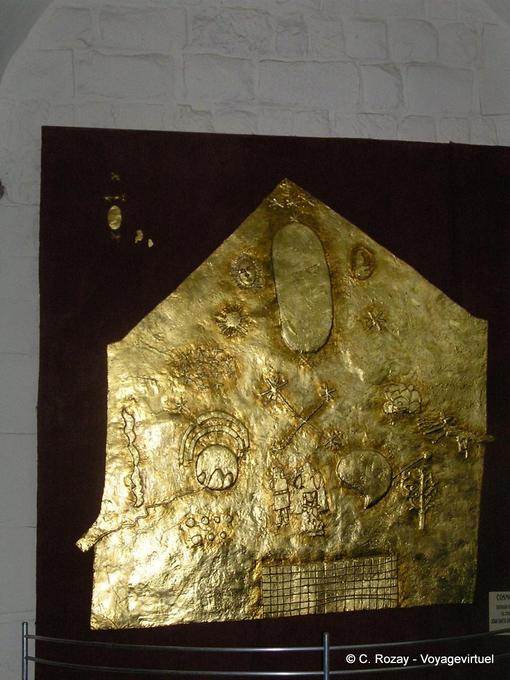 Inca cosmogony gold Mother Earth and Incas, Cuzco -Peru