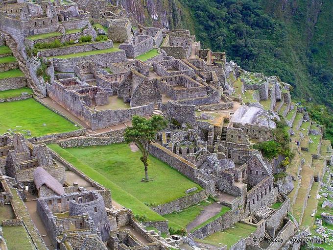The Sun Temple and the Mausoleum, Machu Picchu -Peru