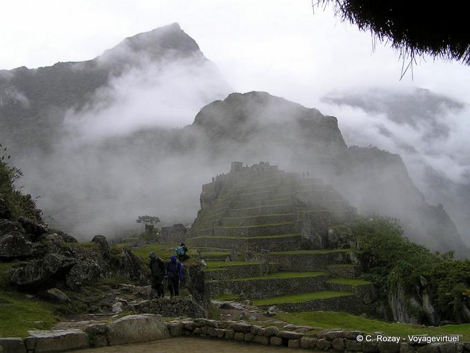 Machu Picchu in clouds -Peru
