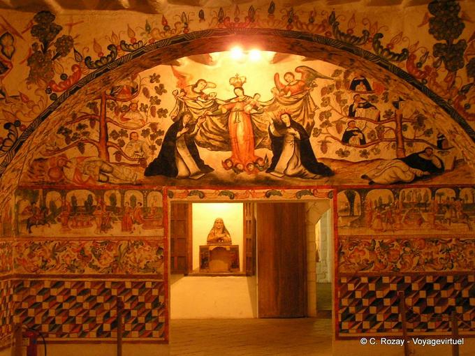 Detail of Santa Catalina de Siena Monastery in Arequipa -Peru