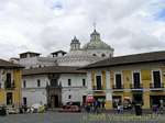 The domes of the Church of the Society of Jesus, Quito, Ecuador.