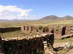 Panorama from the ruins of Pukara, Peru.