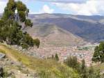 Panoramic view of Cusco, Peru.