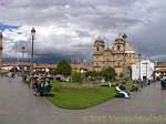 Angle instead of Puma (Huacaypata) famous Plaza de Armas, Cusco, Peru.