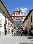 Arco del Triunfo, 28 de Julio, Ayacucho, Peru.