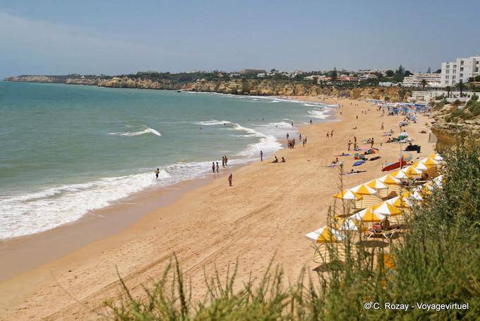 The beach in Albufeira - Portugal