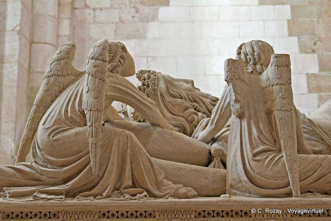 The tomb of Pedro I, the monastery of Santa Maria d'Alcobaça - Portugal
