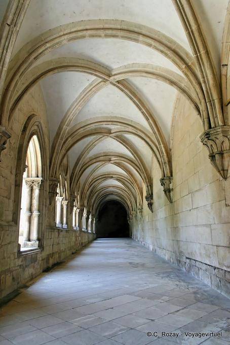 The cloister of the Library, Cistercian Abbey, Alcobaça - Portugal