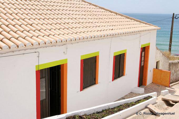 House colors, Burgau, Algarve - Portugal
