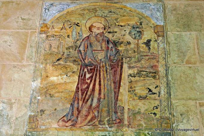 Mural, monastery of Santa Maria da Vitoria, Batalha - Portugal