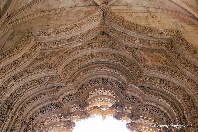 Batalha, details of the unfinished chapel - Portugal