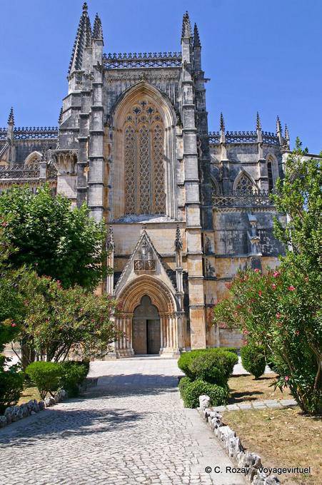 Side entrance Church of the Monastery of Batalha - Portugal
