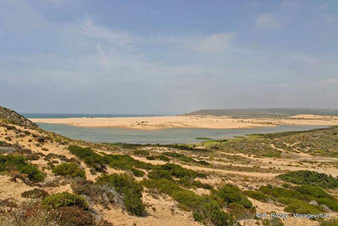 The wide beach of Bordeira, Carrapateira - Portugal