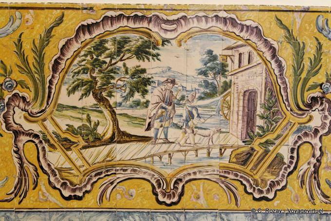 Azulejos, the pastor and shepherd, Coimbra - Portugal
