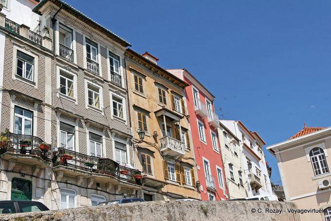 Coimbra, colorful facades - Portugal