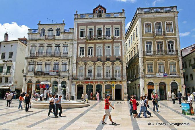 The Place du 8 mai, Coimbra - Portugal