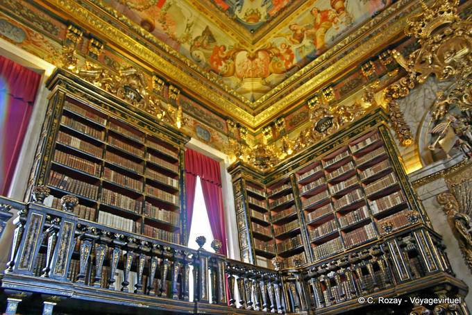 Floor of the Biblioteca Joanina, University of Coimbra - Portugal