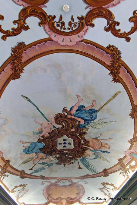 Coimbra, ceiling painting - Portugal
