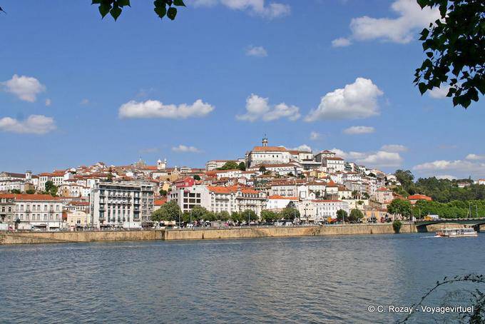 The city from the Rio Mondego, Coimbra - Portugal