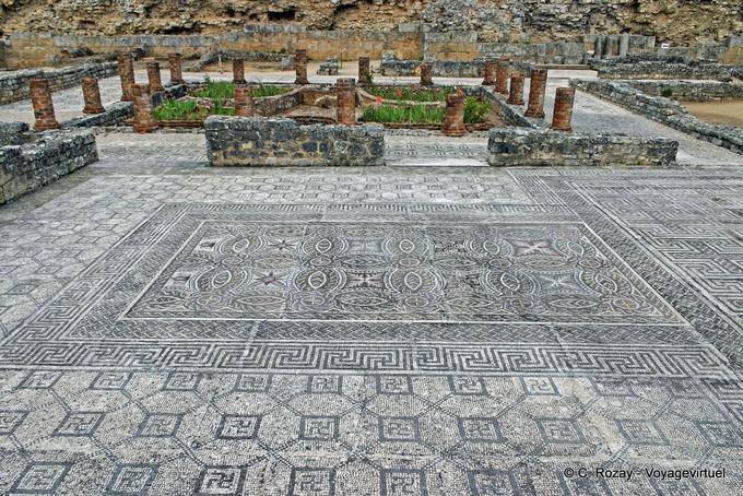 Lace mosaic Conimbriga - Portugal