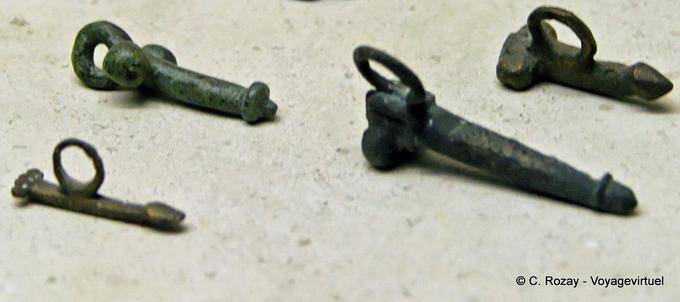 Miniature phallus, Conimbriga - Portugal