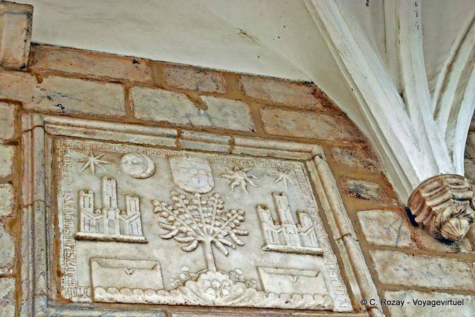 Estremoz, arms in the Palácio da Raínha Santa Isabel - Portugal