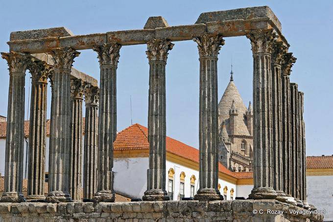 Roman Temple or Temple of Diana, Évora - Portugal