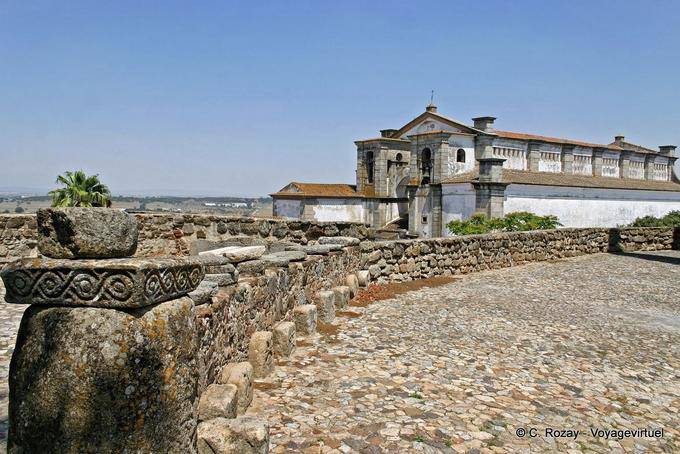 Ancient paving of the Roman forum, Évora - Portugal
