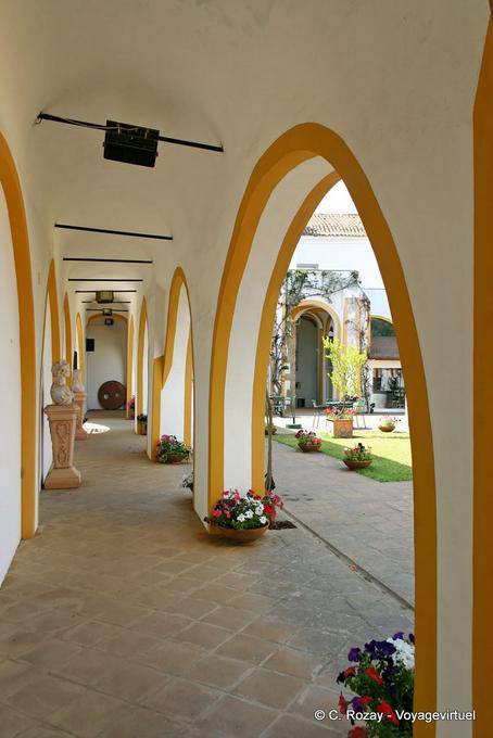Arcades in the museum, Évora - Portugal