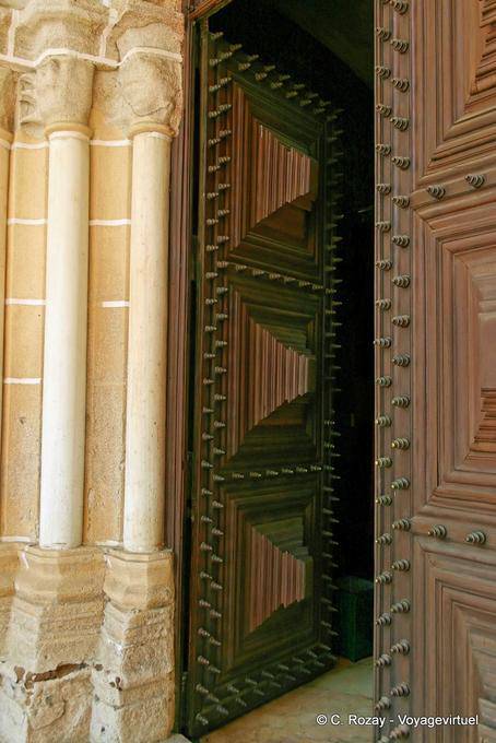 Door of the cathedral, Évora - Portugal