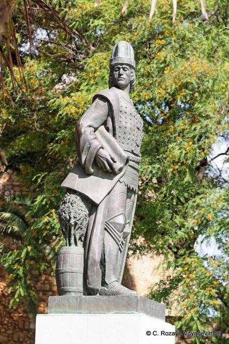 Lagos, the statue of Gil Eanes - Portugal