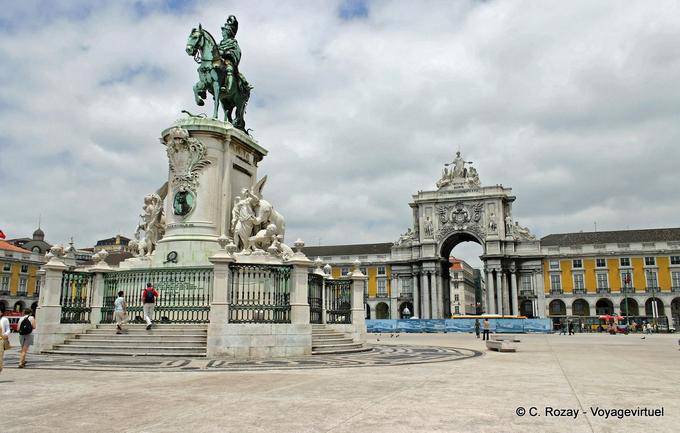 Panorama Praça do Comércio, Lisbon - Portugal