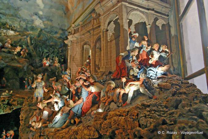 The manger of the sculptor Joaquim Machado de Castro, Basilica of the Sacred Heart of Jesus, Estrela, Lisbon - Portugal