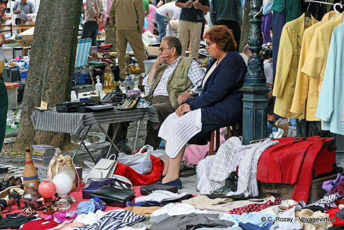 Fleas to Mercado Santa Clara, Graça, Lisbon - Portugal