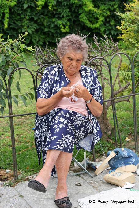 The old Crocheting, Graça, Lisbon - Portugal