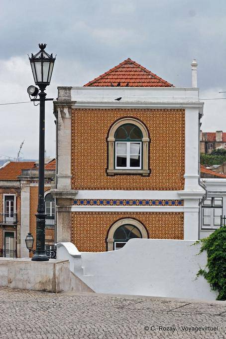 Pavers and tiles, Graça, Lisbon - Portugal