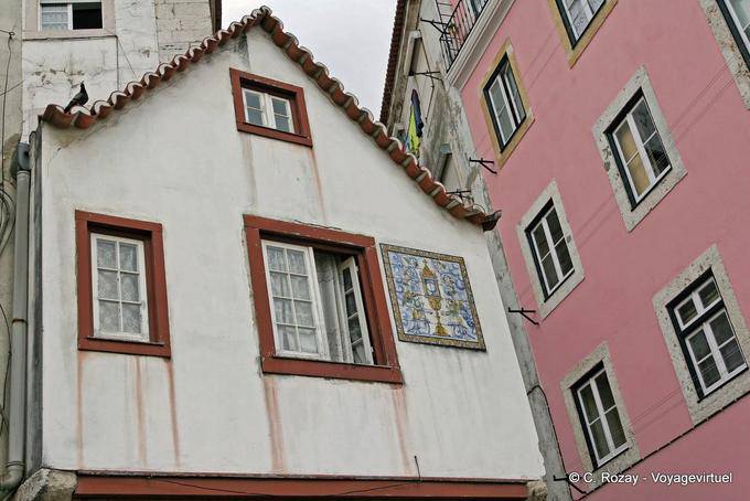 Graca typical house, Lisbon - Portugal