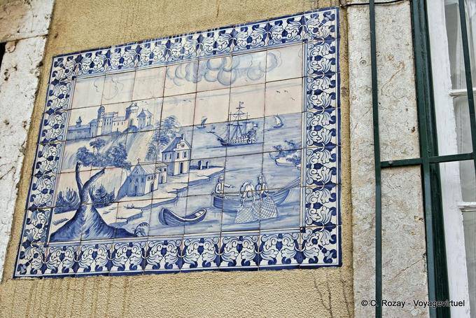 Azulejos de Lisboa, Mouraria - Portugal