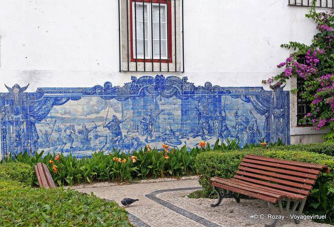 Warrior Fresco, Mouraria, Lisbon - Portugal