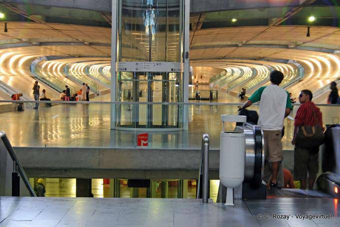 Metro Station Nações, Lisbon - Portugal