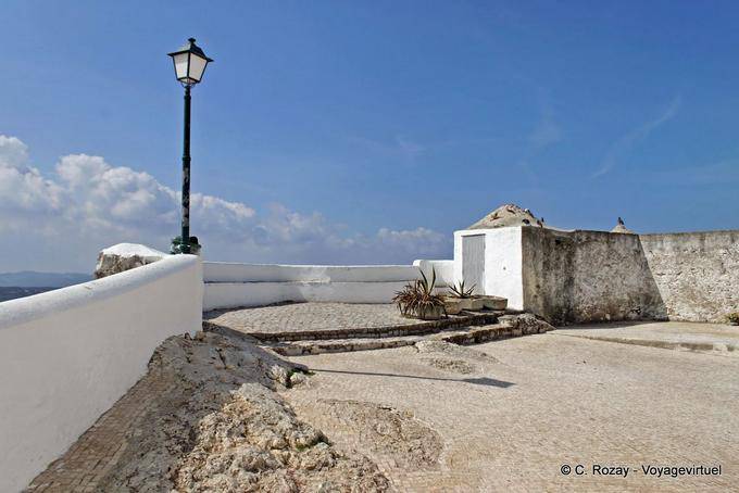 Perched on the cliff north, Sitio de Nazaré - Portugal