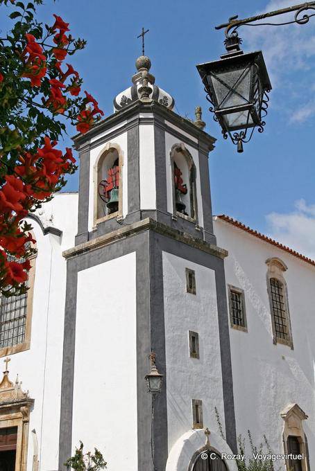The steeple of the church of São Pedro, Óbidos - Portugal