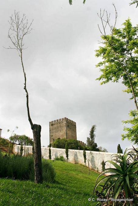 The square tower of the castle, Óbidos - Portugal