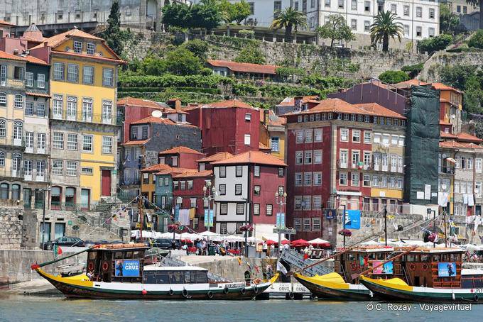 The Estiva quay on the banks of the River Douro, Porto - Portugal
