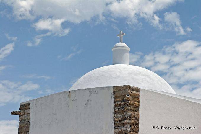 The dome of the chapel in the clouds, Sagres - Portugal