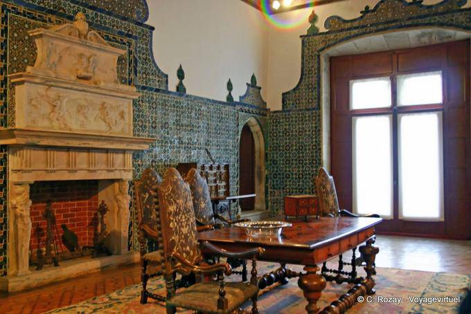 One of the pieces of the Palacio Nacional, Sintra - Portugal