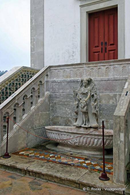 The fountain of the Queen, the National Palace, Sintra - Portugal