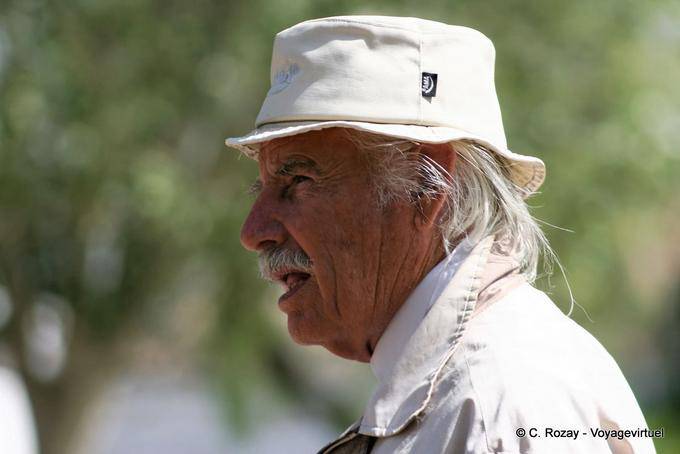 The mustache wearing a bob, Tavira - Portugal