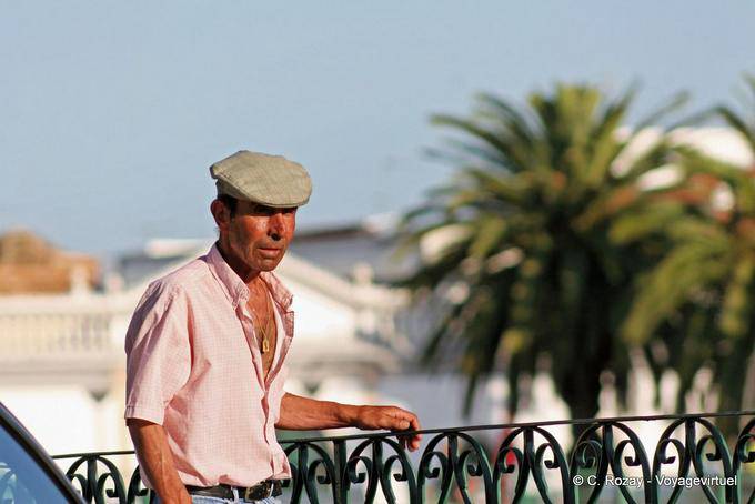 Portuguese to cap over the bridge, Tavira - Portugal